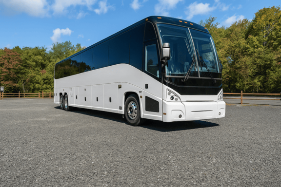 Charter Bus Rental Shawnee 56 Passenger Charter Bus